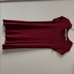 Maroon dress